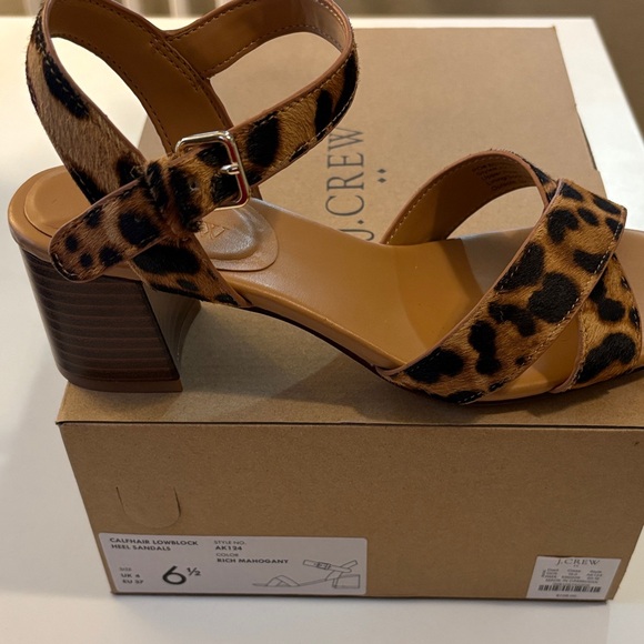 J. Crew Leopard Print Heels - Picture 3 of 4